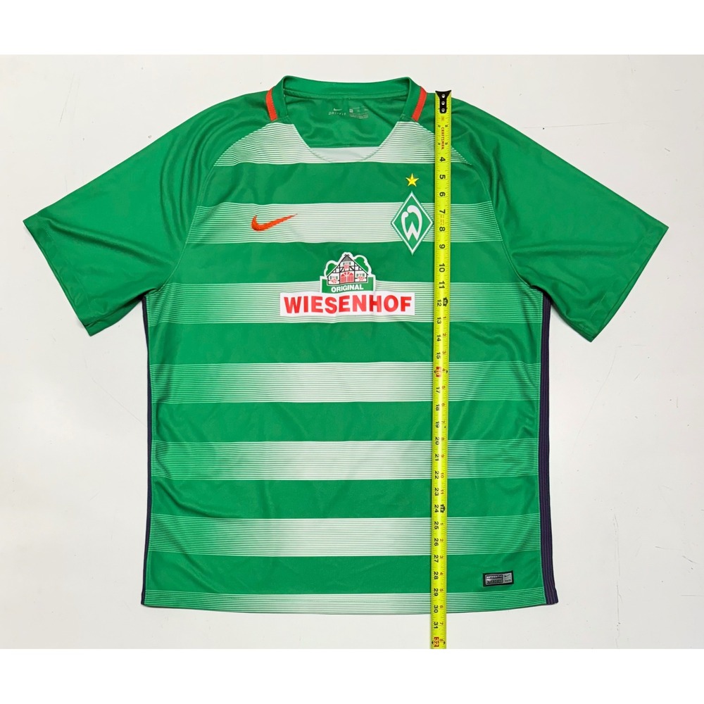 Nike Werder Bremen Soccer Jersey Men's‎ XXL Green 2016 Dri-Fit Football Shirt